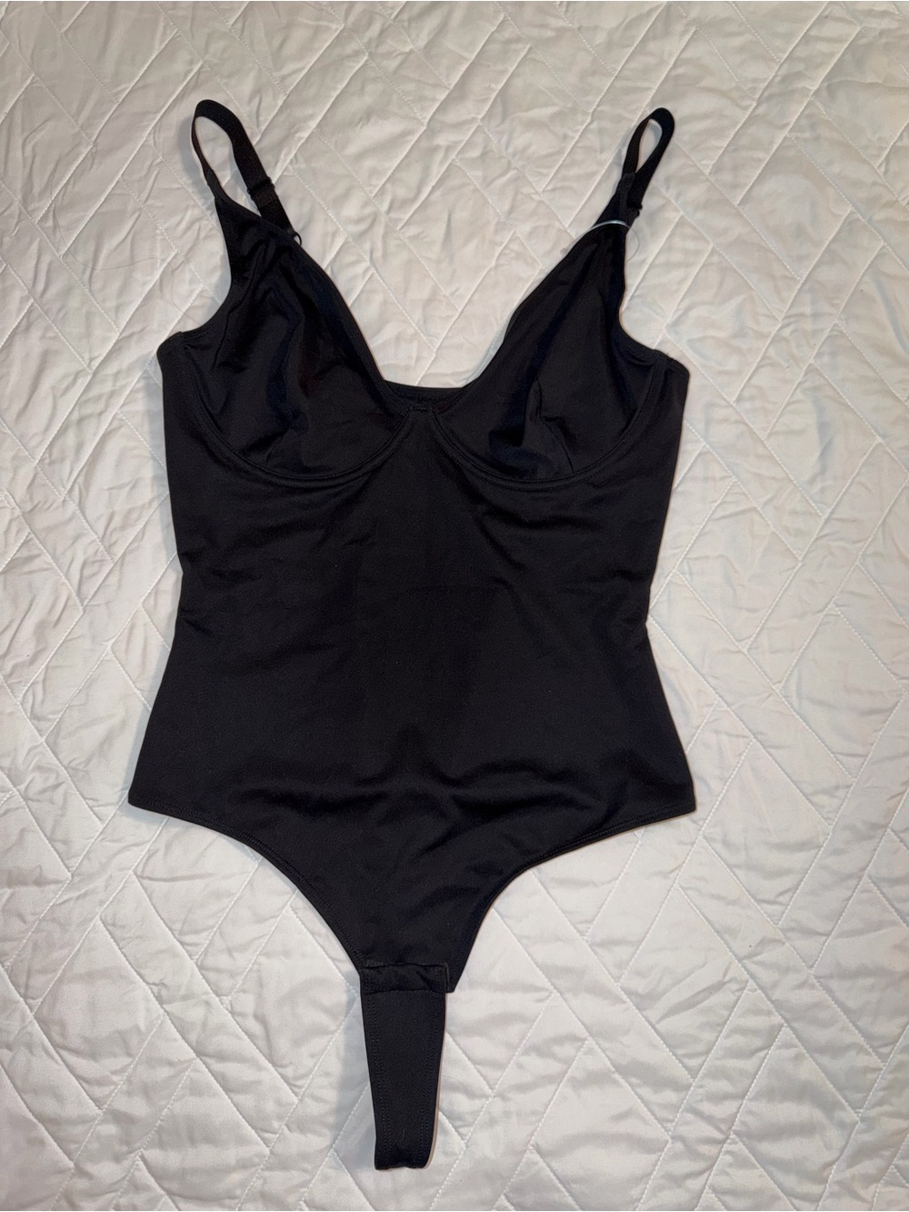 Black Sleeveless Bodysuit